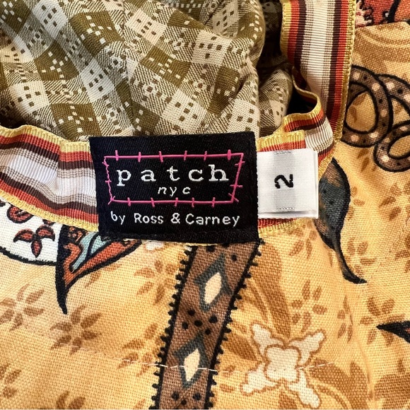 Patch NYC by Ross & Carney-Retro Floral Print Shade Hat-Wide Posable Brim - Picture 5 of 6